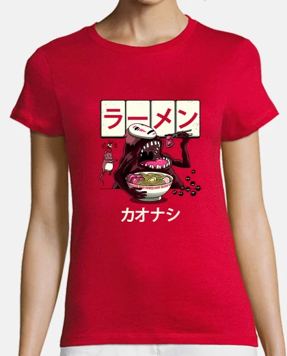 Tee-shirt ramen kaonashi chemise femmes