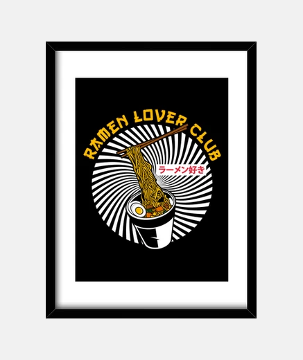 Framed ramen lover club