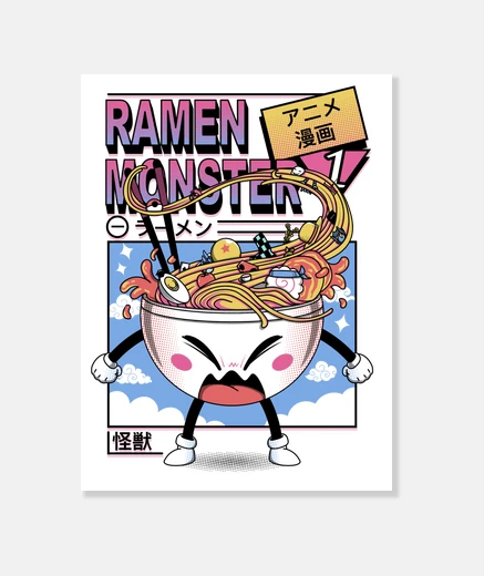 Wall ramen monster