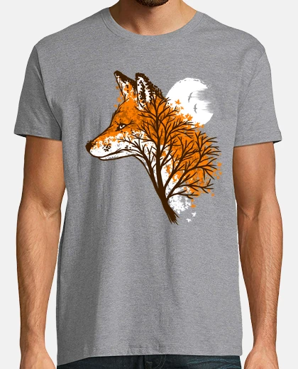 T-shirt rami di volpe