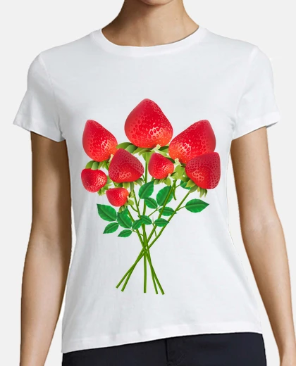 Playera Ramo de fresas