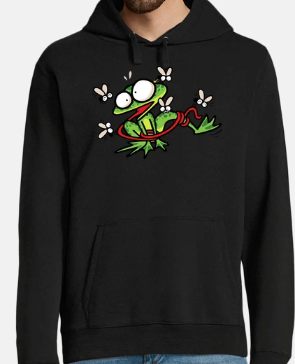 Sudadera Rana y Moscas - La Unión hace la Fuerza