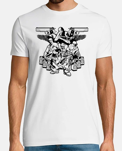 Tee-shirt Rap Stars - 2Pac, Dr Dre, Snoop Dogg, Ludacris
