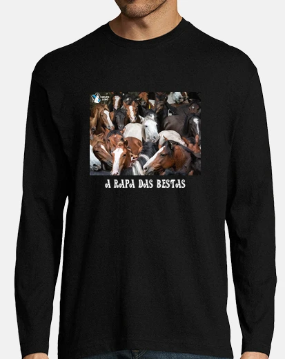 T-shirt rapa das bestas, t-shirt manica lunga