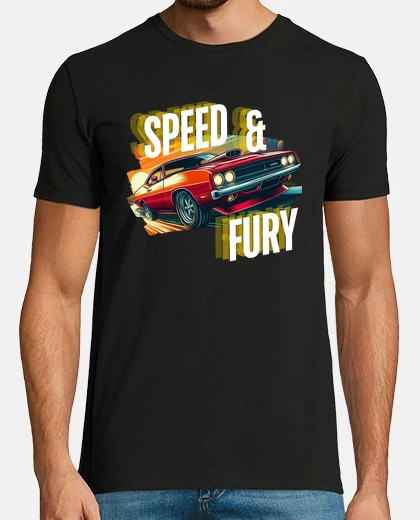 Camiseta rapido al atardecer