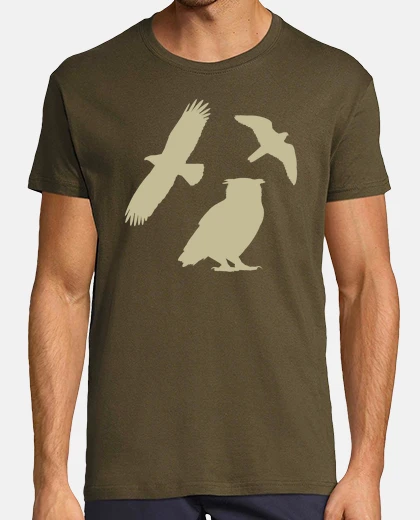 T-shirt raptor strapazzate (uomo di campo)