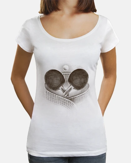 Tee-shirt raquette de ping-pong ping-pong tennis 