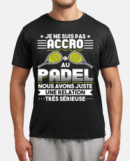 Tee-shirt Raquettes De Padel Tennis Padel Tennis