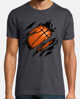 Rasgado Camiseta Balón de Baloncesto