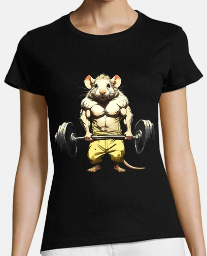 Playera rat who does bodybuilding sport jo