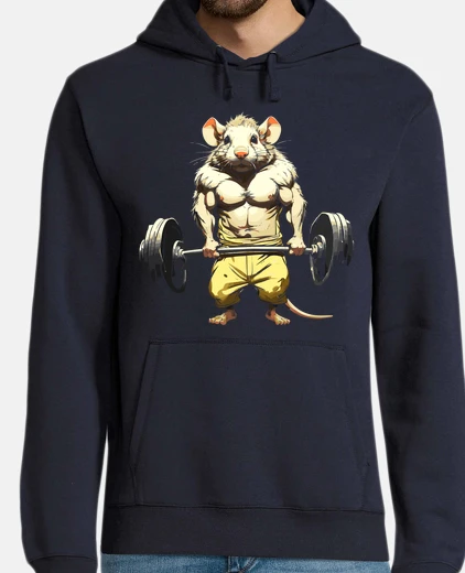 Sudadera rat who does bodybuilding sport jo