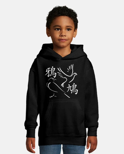 Kids raven and dove -white- 6