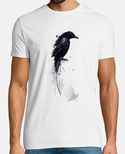 T-shirt raven corvo