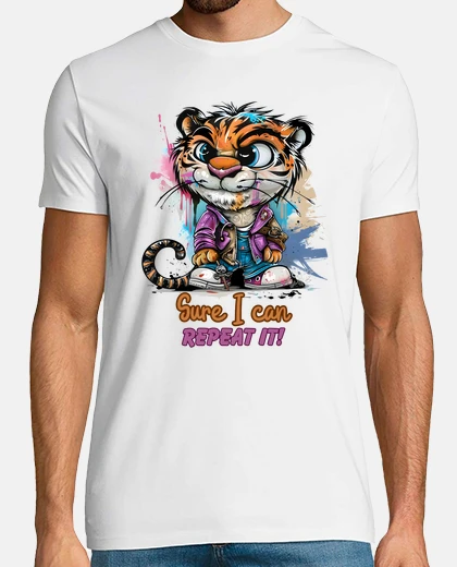 Tee-shirt ray ace avec style le tigre à l39esprit