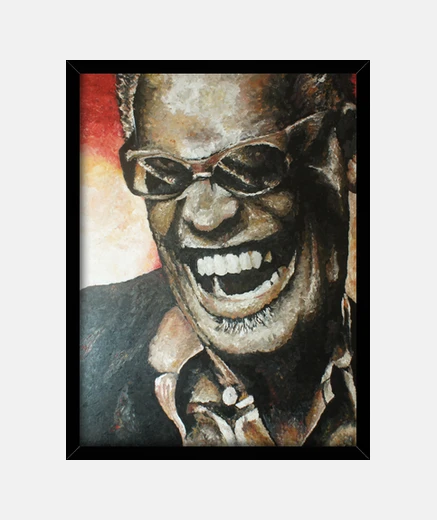 Framed ray charles