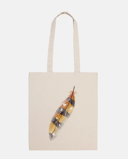 Sac ray plume comme oiseaux