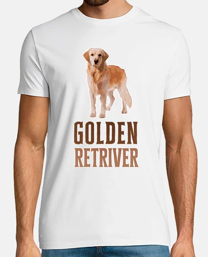 T-shirt razza di cane golden retriever