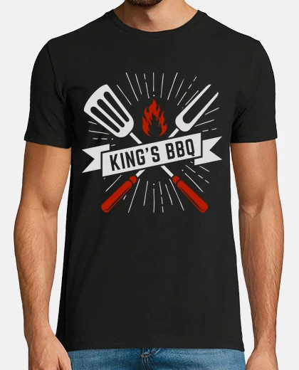 T-shirt re del barbecue