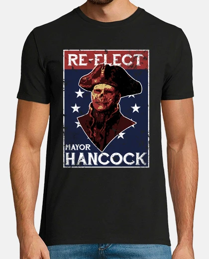 Camiseta re-electo alcalde hancock