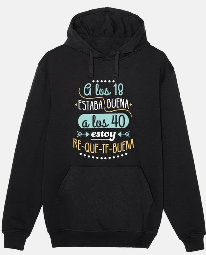 Hoodie re-que-te-buena at 40