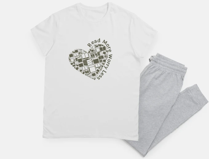 Pyjama Read More Worry Less - Books In Heart