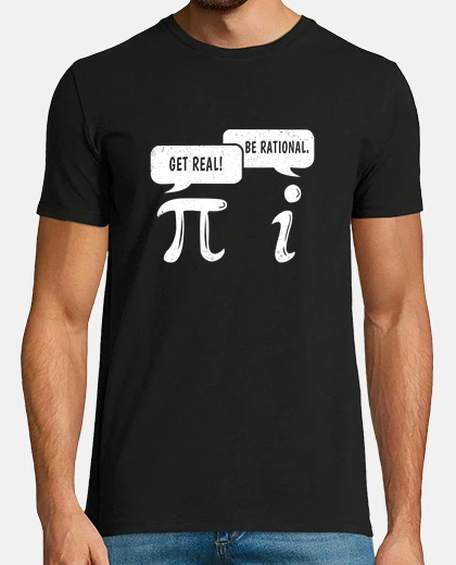 T-shirt Real Be Rational Funny Math Geek Math