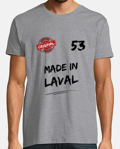 T-shirt realizzato in laval