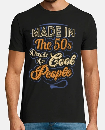 T-shirt realizzato negli anni '50 cool people