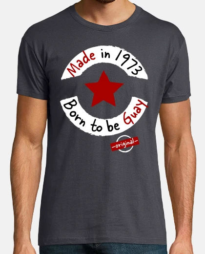T-shirt realizzato nel 1973 born per essere cool
