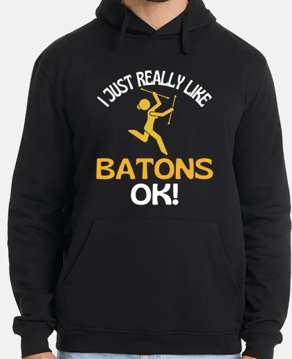 Sudadera Realmente me gustan los bastones ok bat