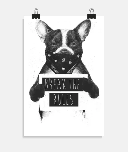 Poster rebel dog