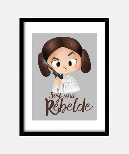 Cuadro Rebelde-Cuadro con marco vertical 3:4 (30 x 40 cm)