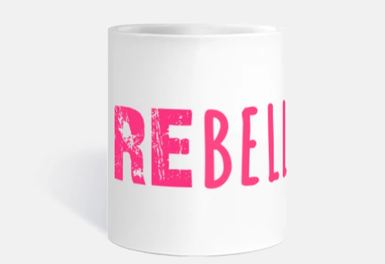 Rebelle et belle femme