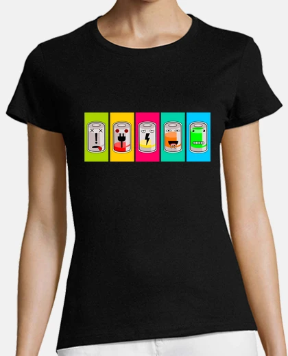 Playera recarga de pilas o baterias