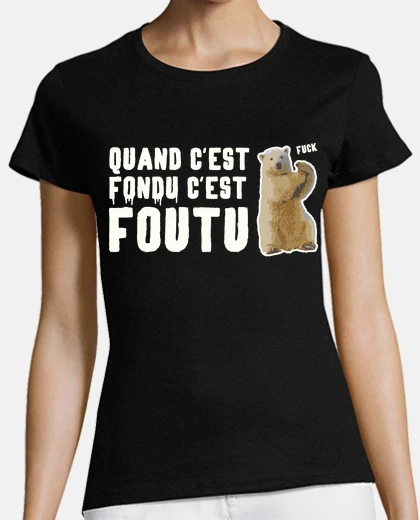 Tee-shirt Réchauffement climatique ours
