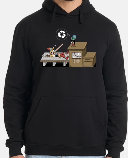 Sudadera reciclaje