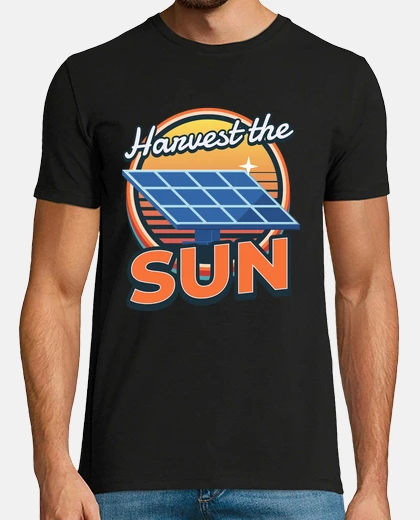 Tee-shirt récolter le soleil solaire photovoltaïq