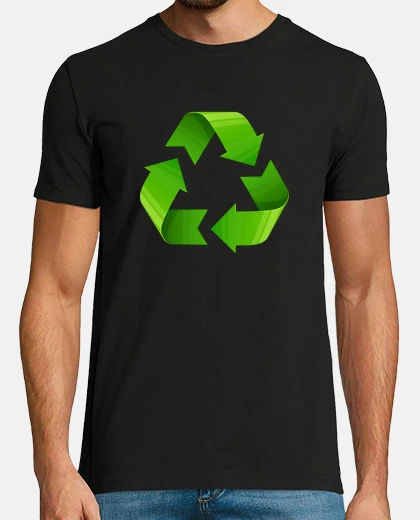 Tee-shirt Recyclable, symbole, Icône, Humour
