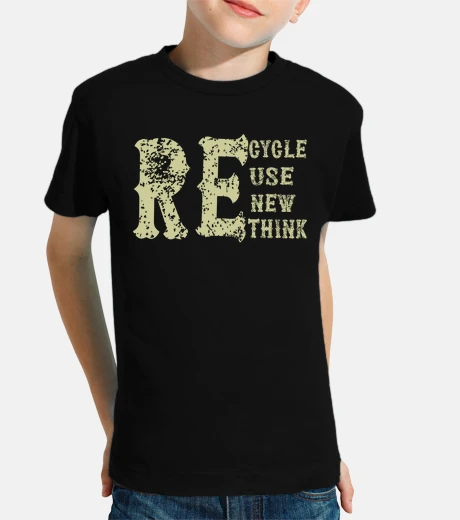 Kids recycling of circular materials or ong