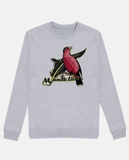 Hoodie red bird