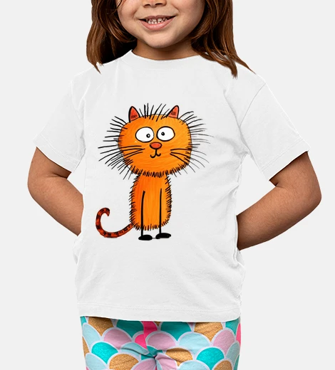 Kids red cat cartoon fun funny