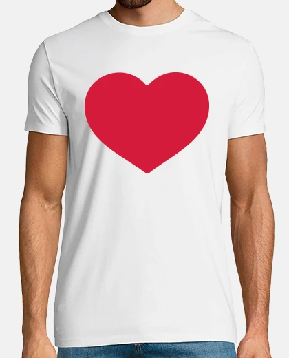 Red left half heart t-shirt | tostadora