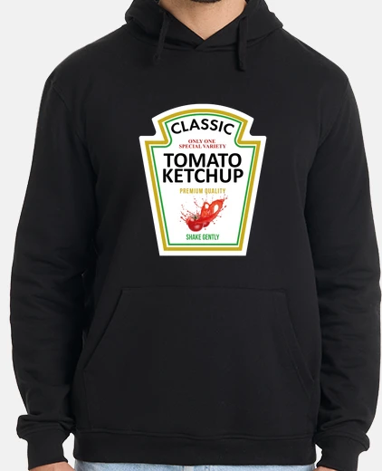 Sudadera red ketchup diy halloween costum mustar
