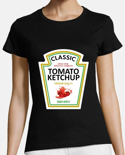 Playera red ketchup diy halloween costume