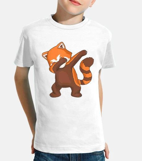 Children's red panda dabbing