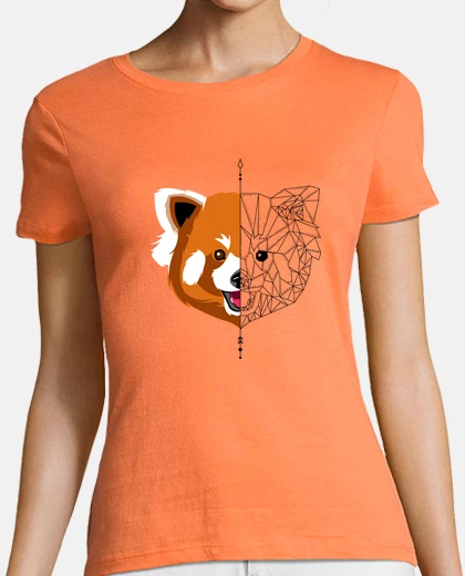 Tee-shirt Red Panda minimalist