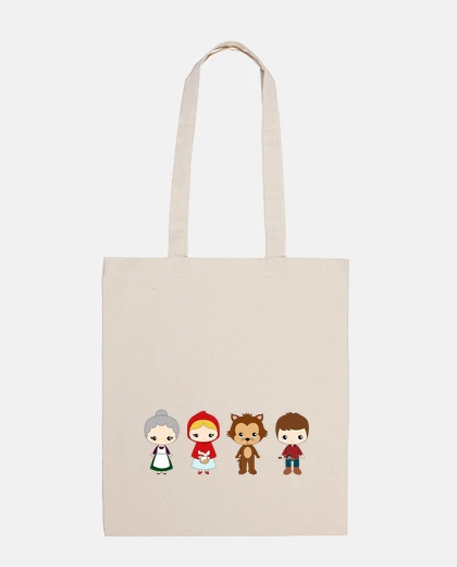 Bag red riding hood characters