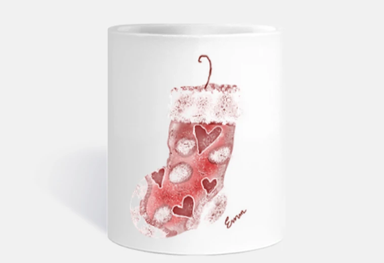 Cup red sock
