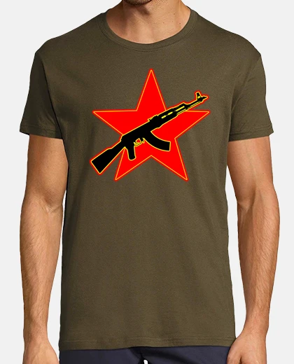 T-shirt red stella ak47