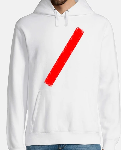 Hoodie red stripe